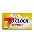 Gillette 7 O Clock Safety Razor Blades pack of 5 blades each