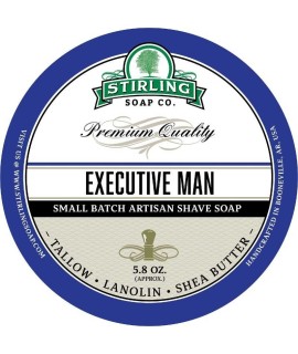 Jabón de afeitar artesanal STIRLING Executive Man 170ml