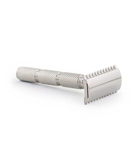 RAZOROCK Game Changer 0.84 open comb Super Knurl handle safety razor