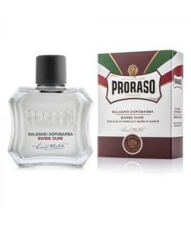 PRORASO sandalwood oil and shea butter red after shave balm 100ml