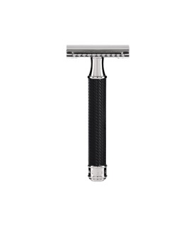 MÜHLE chrome plated closed comb safety razor R89Black
